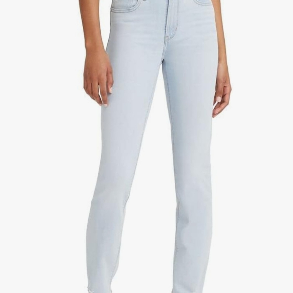 Levi's high rise straight leg jeans